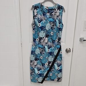 Unique Tommy Hilfiger Blue Floral Dress